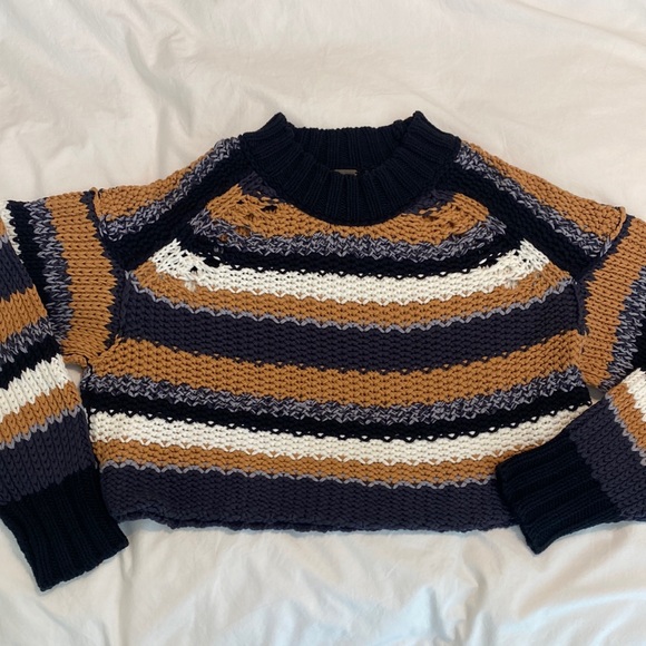 Free People Crop Sweater XS - Picture 1 of 3